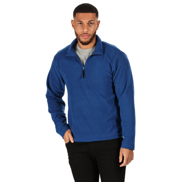 Regatta Heren micro zip turtle neck fleece sweater UTRG1580_royalblue large