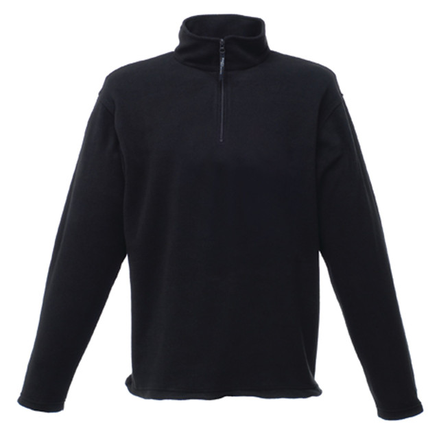 Regatta Heren micro zip turtle neck fleece sweater UTRG1580_black large