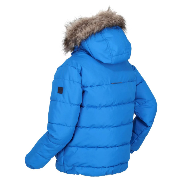 Regatta Parka met imitatiebont voor kinderen UTRG8399_blue large