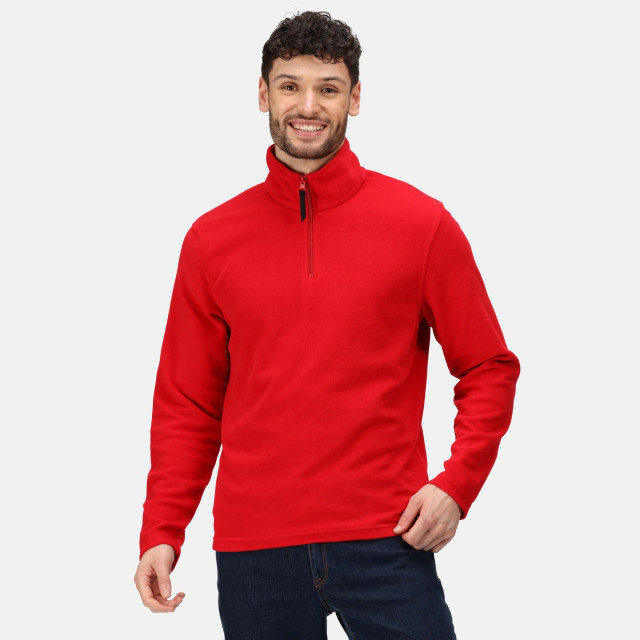 Regatta Heren micro zip turtle neck fleece sweater UTRG1580_classicred large