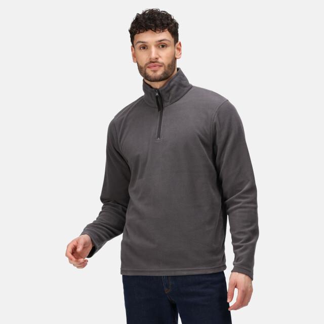 Regatta Regatta heren micro zip turtle neck fleece sweater UTRG1580_sealgrey large