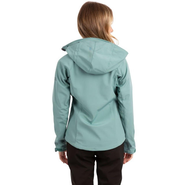 Trespass Dames bela ii waterbestendige softshell jas UTTP3440_tealmist large