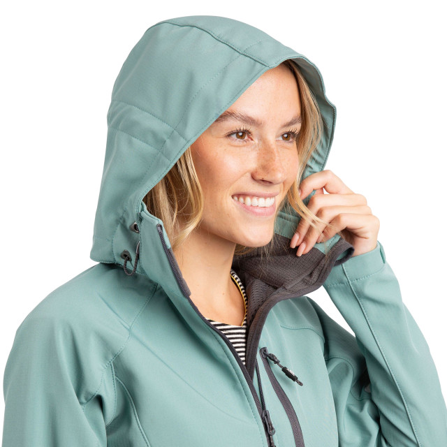 Trespass Dames bela ii waterbestendige softshell jas UTTP3440_tealmist large