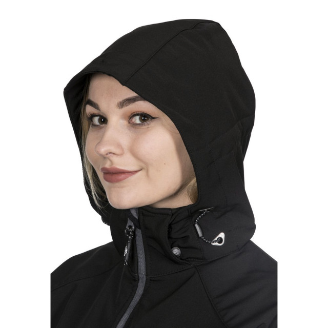 Trespass Dames bela ii waterbestendige softshell jas UTTP3440_black large