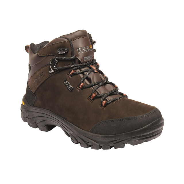 Regatta Grote buitenshuis heren burrell leren wandelschoenen UTRG3935_fawnbrown large