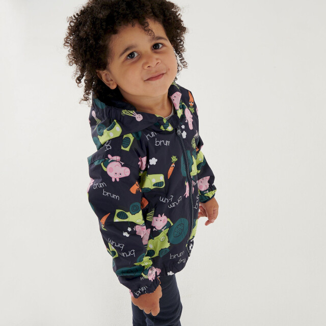 Regatta Kinder/kinder peppa pig trekker jasje UTRG7792_navy large