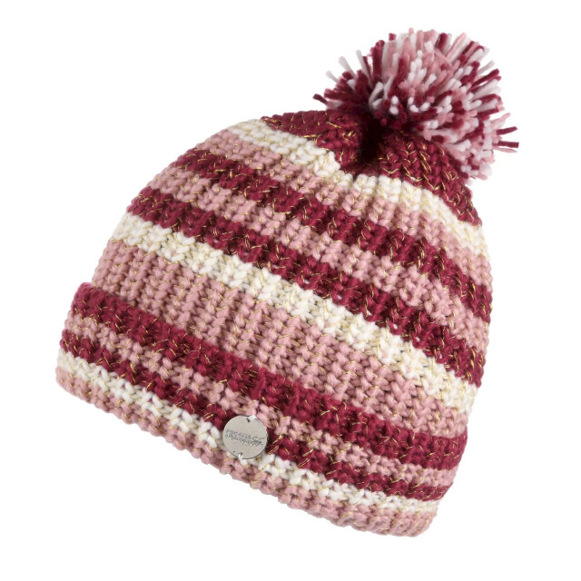 Regatta Kinder/kinder bitsie iv gebreide muts UTRG8286_darkpimento large