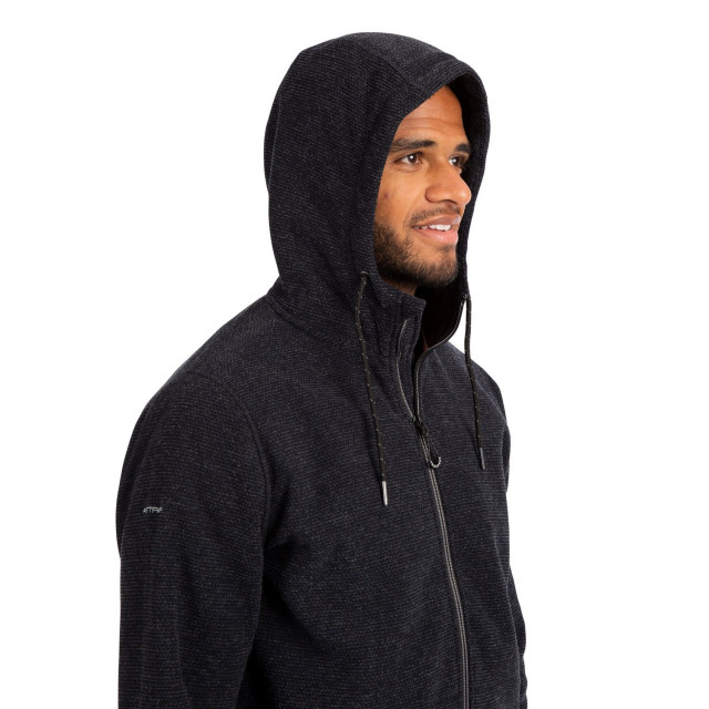 Trespass Heren sheelane marl fleece jas UTTP5865_black large