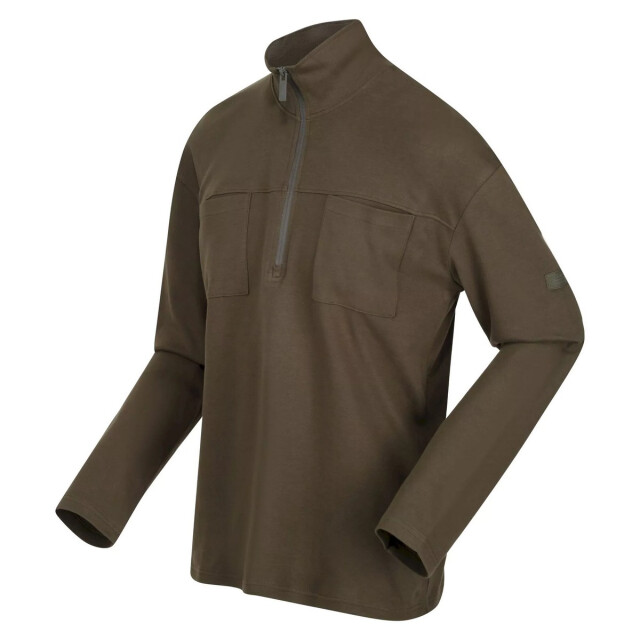 Regatta Heren ferdo fleece top UTRG8338_darkkhaki large