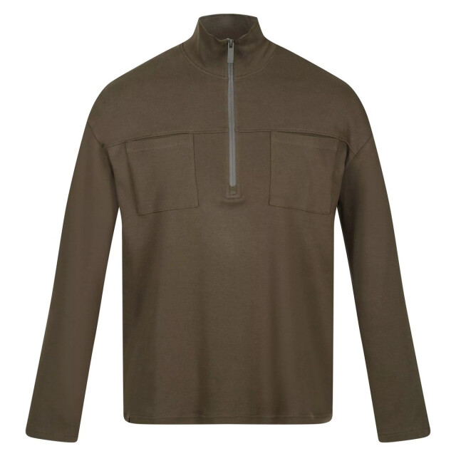 Regatta Heren ferdo fleece top UTRG8338_darkkhaki large