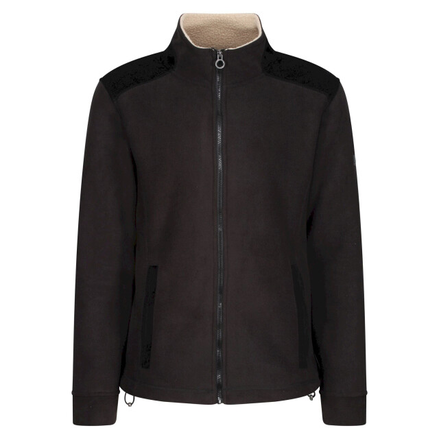 Regatta Heren faversham full zip fleece jas UTRG7401_black large