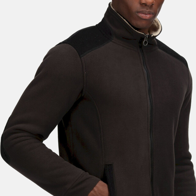 Regatta Heren faversham full zip fleece jas UTRG7401_black large