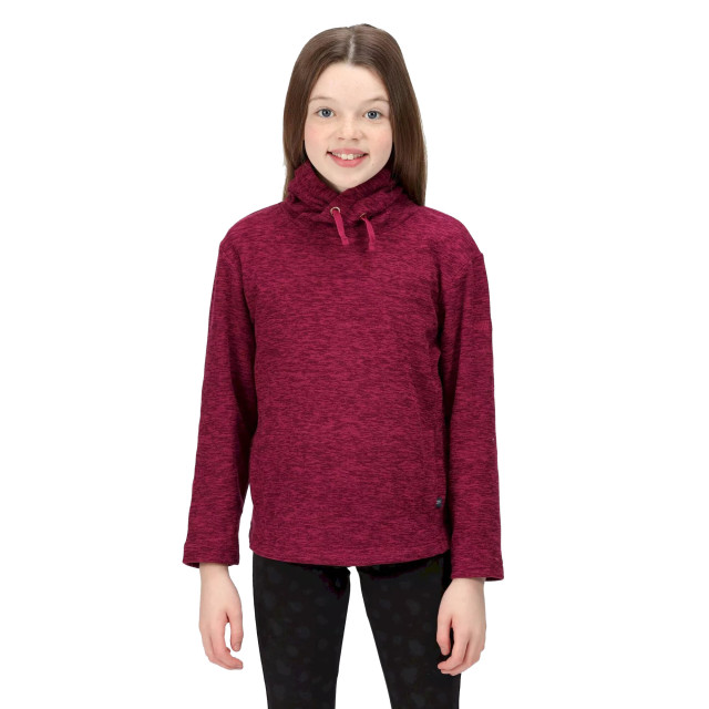 Regatta Kinderen/kinderen kacie hooded fleece UTRG4539_raspberryradiancemarl large