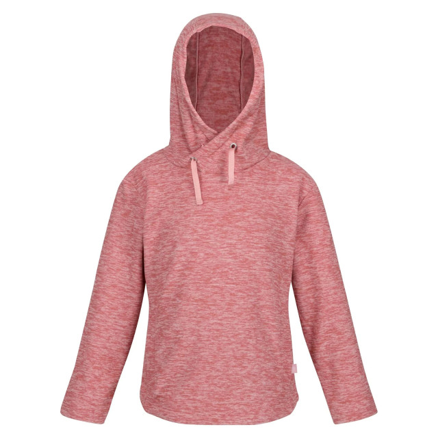 Regatta Kinderen/kinderen kacie hooded fleece UTRG4539_peonypinkmarl large