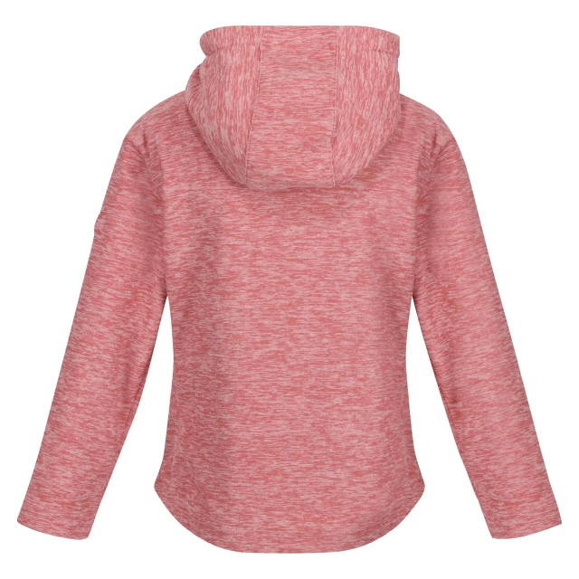 Regatta Kinderen/kinderen kacie hooded fleece UTRG4539_peonypinkmarl large