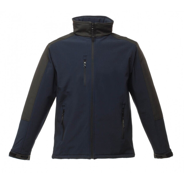 Regatta Heren hydroforce 3-laags membraan waterdichte ademende softshell-jassen UTRG1629_navyblack large