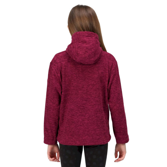 Regatta Kinderen/kinderen kacie hooded fleece UTRG4539_raspberryradiancemarl large