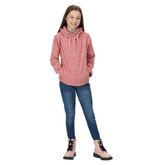 Regatta Kinderen/kinderen kacie hooded fleece UTRG4539_peonymarl large