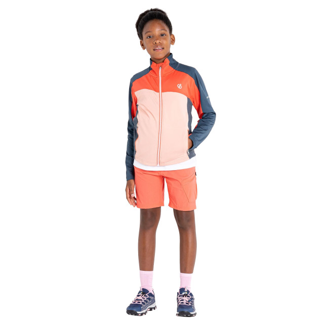 Dare2b Kinder/kinder emergent core stretch midlayer UTRG8678_oriongreyneonpeach large