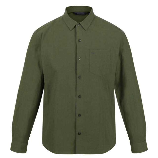 Regatta Heren brycen linnen shirt UTRG7677_capulet large