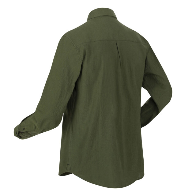 Regatta Heren brycen linnen shirt UTRG7677_capulet large