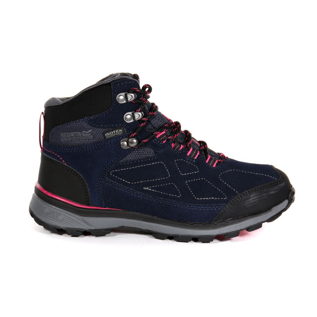 Regatta Vrouwen/dames samaris suede wandelschoenen UTRG3768_navyduchesspink large