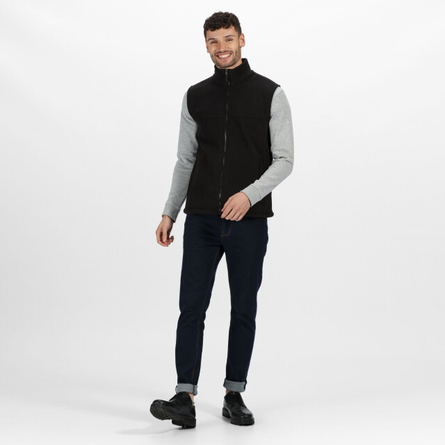 Regatta Unisex haber ii anti-pluis fleece bodywarmer (250 gsm) UTRG1445_black large