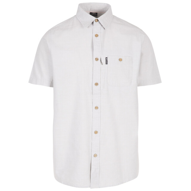 Trespass Heren slapton short sleeve shirt UTTP4686_palegrey large