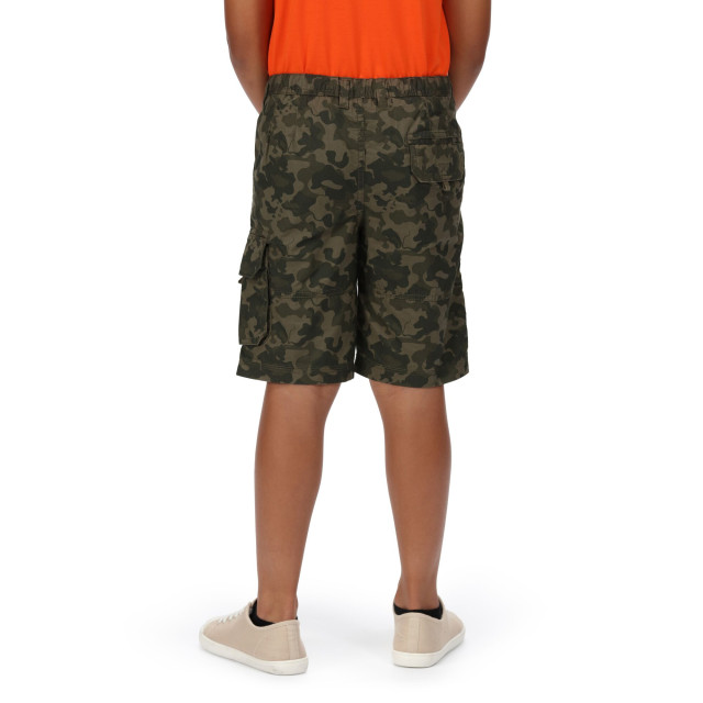 Regatta Kids shorewalk multi pocket shorts UTRG4211_grapeleafcamo large