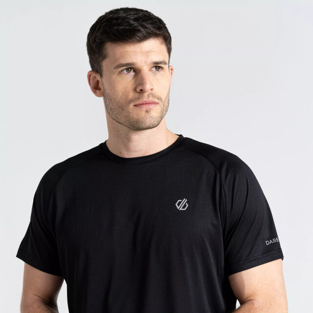 Dare2b Heren versnellen lichtgewicht t-shirt UTRG8622_black large