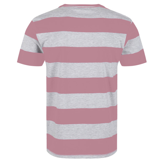 Regatta Heren brayden stripe t-shirt UTRG7199_mauve large