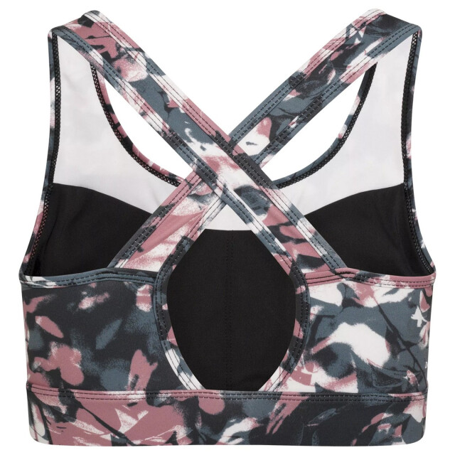 Dare2b Dames mantra laura whitmore bloemen gerecyclede sportbeha UTRG7816_mesarose large