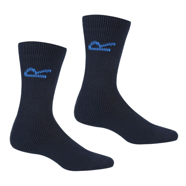 Regatta Grote buitenshuis herenlus thermische sokken (pakket van 5) UTRG792_navy large