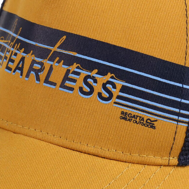 Regatta Kinder/kids tuyler trucker cap UTRG7342_yellowgoldnavy large