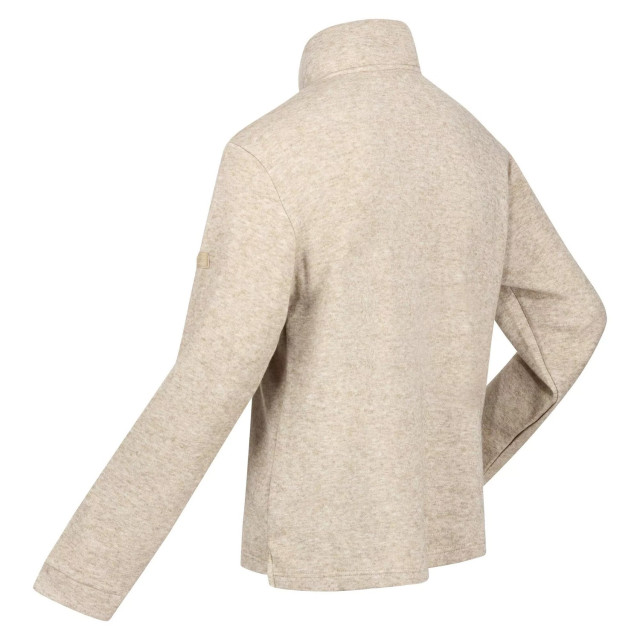 Regatta Heren lanchester marl quarter zip fleece top UTRG8298_goldsand large