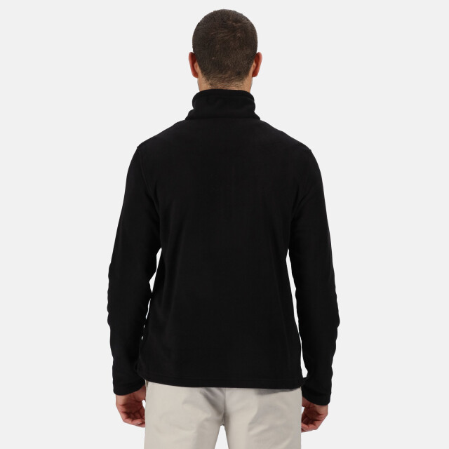 Regatta Heren eerlijk gemaakt gerecycleerde half rits fleece UTRG5937_black large