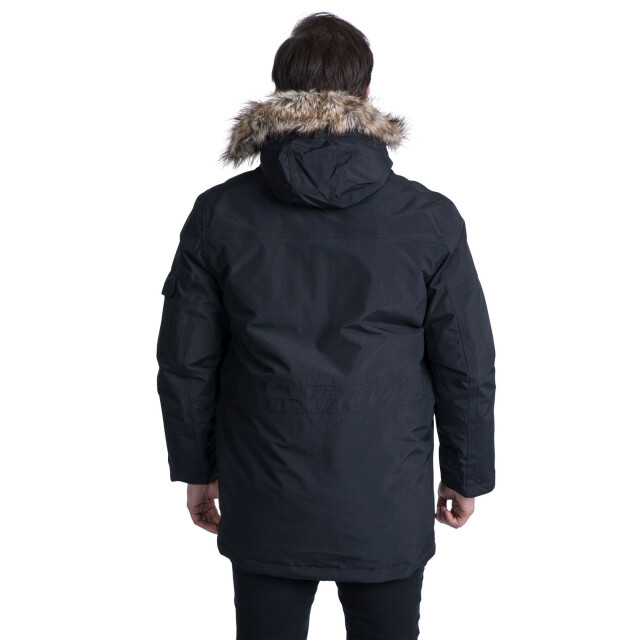 Trespass Heren highland waterbestendige parka jas UTTP1304_black large
