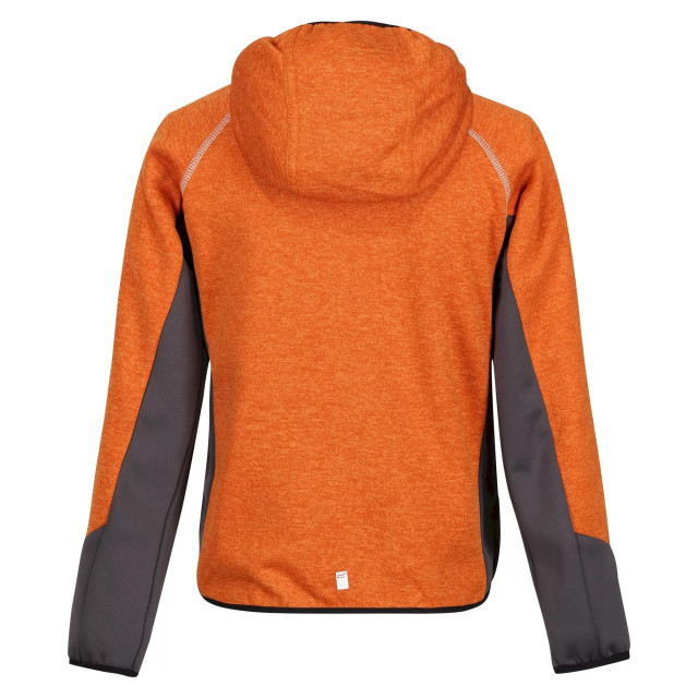 Regatta Kinder/kinder prenton lichtgewicht fleecejack UTRG8130_autumnmapledarkgrey large