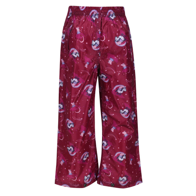 Regatta Kinder/kinder wonder peppa pig waterdichte overbroek UTRG6533_raspberryradiance large