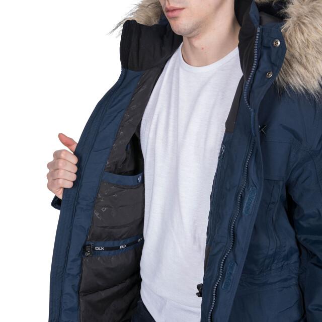 Trespass Heren highland waterbestendige parka jas UTTP1304_navy large