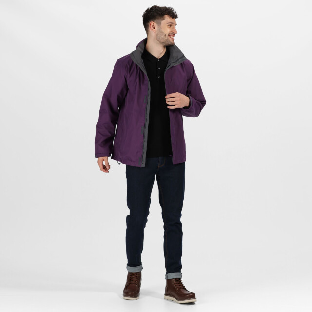Regatta Heren standout ardmore jasje (waterdicht & winddicht) UTRG1603_majesticpurplesealgrey large