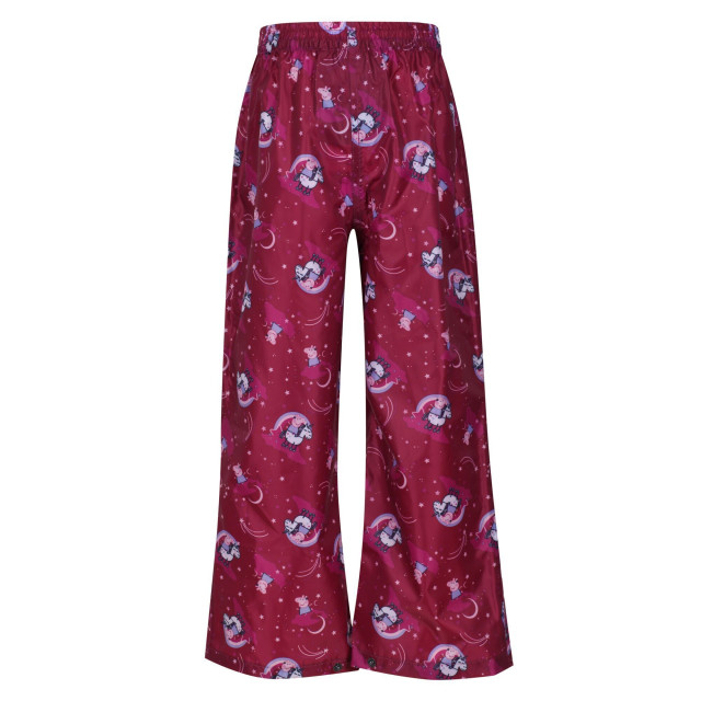 Regatta Kinder/kinder wonder peppa pig waterdichte overbroek UTRG6533_raspberryradiance large