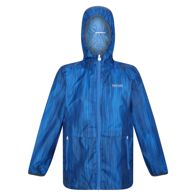 Regatta Bagley gradient packaway waterdichte jas voor kinderen/kinderen UTRG7300_imperialblue large