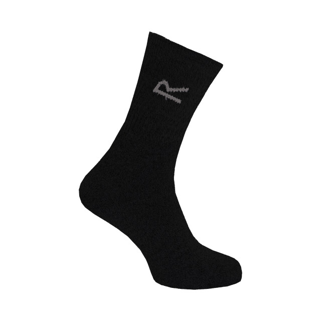 Regatta Geweldige outdoors heren katoenen rich casual sokken (3 per verpakking) UTRG786_greymarl large