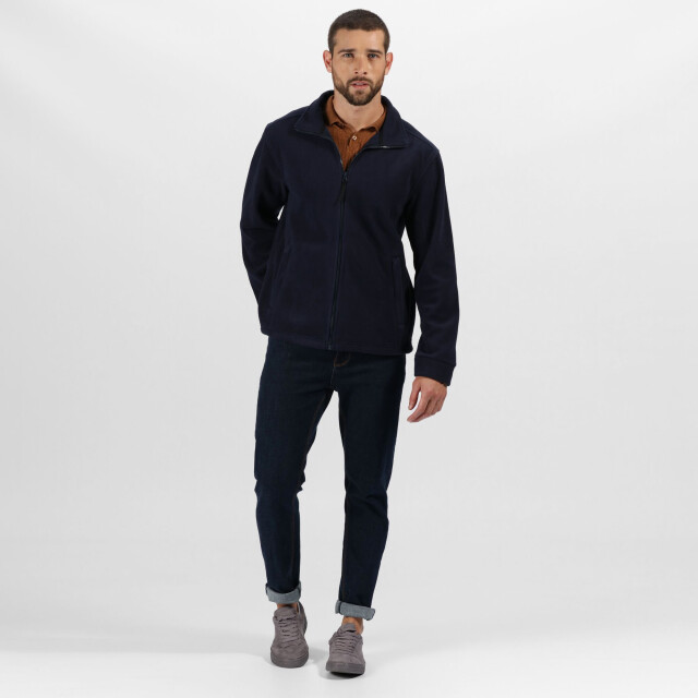 Regatta Heren thor 350 full zip fleece vest UTRG1534_navy large
