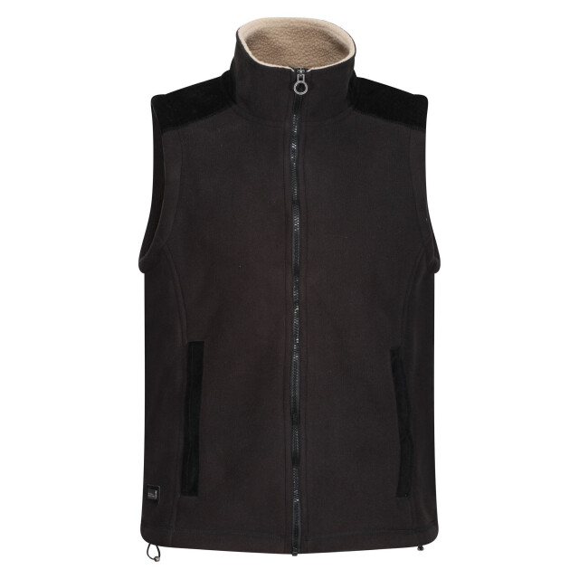 Regatta Heren faversham fleece body warmer UTRG6945_black large