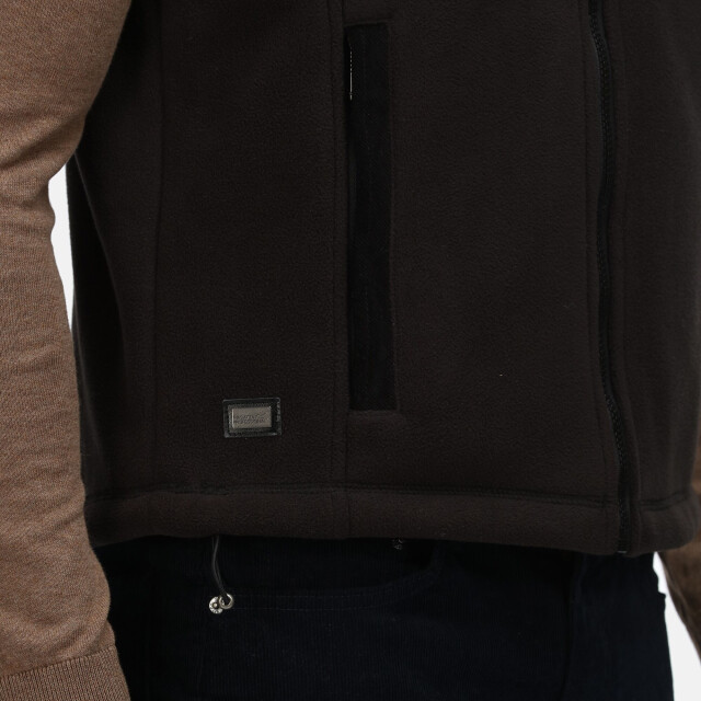 Regatta Heren faversham fleece body warmer UTRG6945_black large
