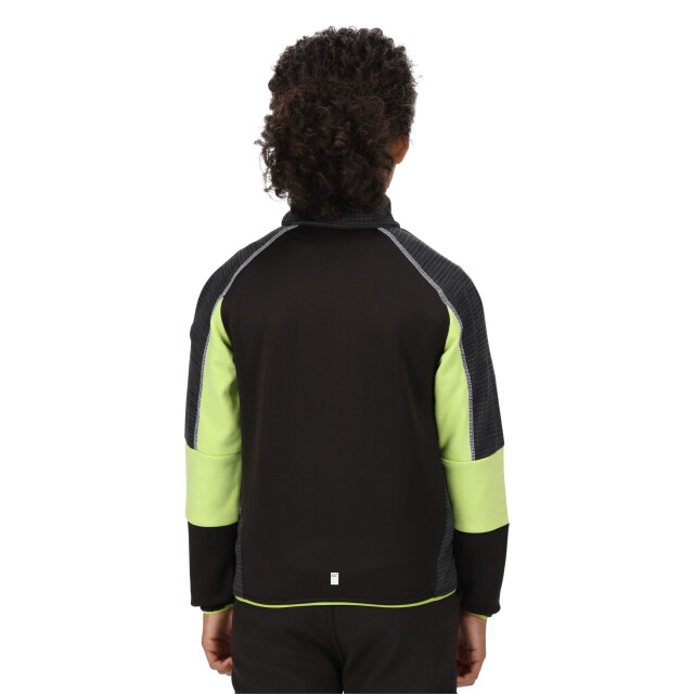 Regatta Kinder/kids oberon v soft shell jas UTRG7218_brightkiwiblack large