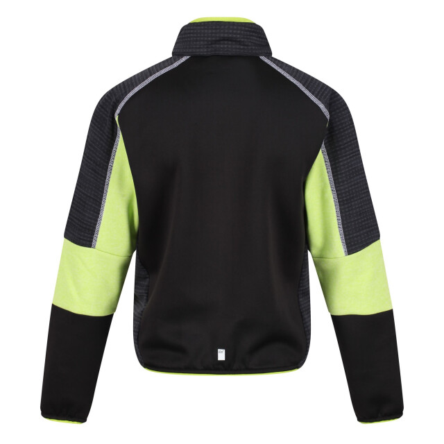 Regatta Kinder/kids oberon v soft shell jas UTRG7218_brightkiwiblack large