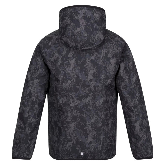 Regatta Volcanics vi camo waterdichte jas voor kinderen/kinderen UTRG8063_darkgrey large